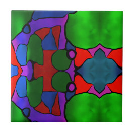 Reeds verven tegeltje