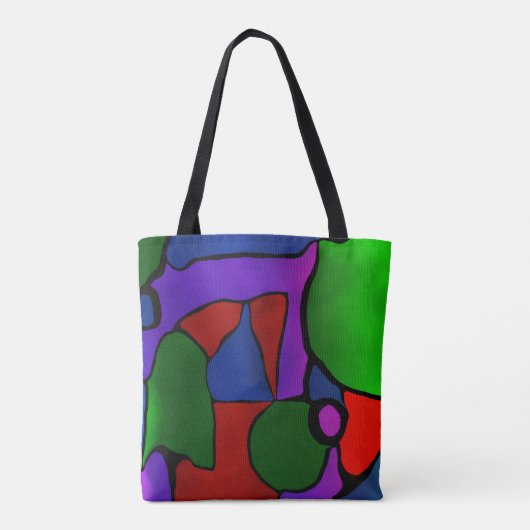 Reeds verven tote bag (Achterkant)