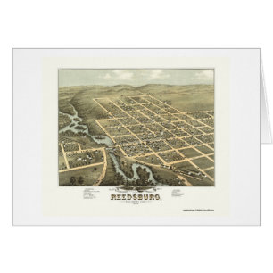 Reedsburg, WI Panoramic Map - 1874