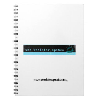 Reedster spreekt spiral notebook notitieboek