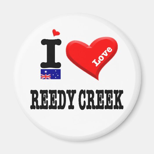 REEDY CREEK - I Love Magneet (Voorkant)