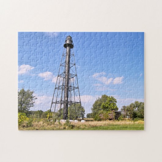 Reedy Range Rear Lighthouse, Delaware Puzzle Legpuzzel (Horizontaal)
