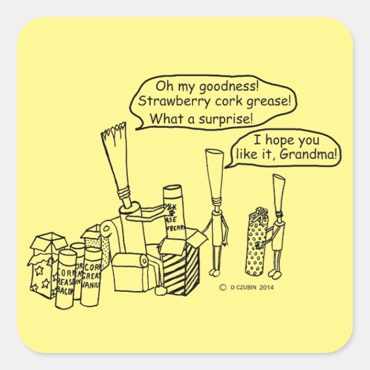 Reedz Gifts Square Sticker (Voorkant)