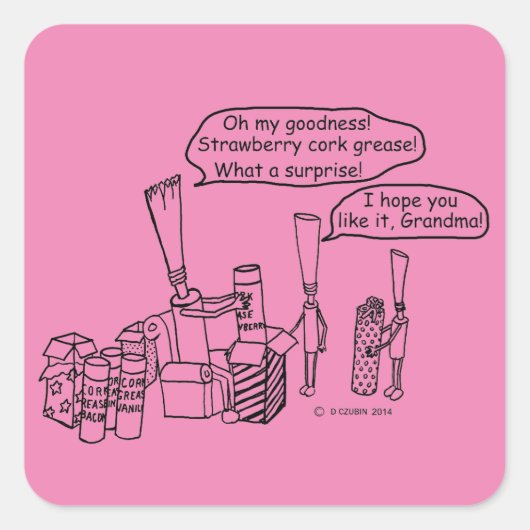 Reedz Gifts Square Sticker (Voorkant)