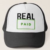 REËEL BETAALD TRUCKER PET (Voorkant)
