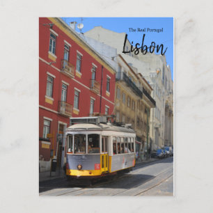 Reëel Portugal - Lissabon-reizen Briefkaart