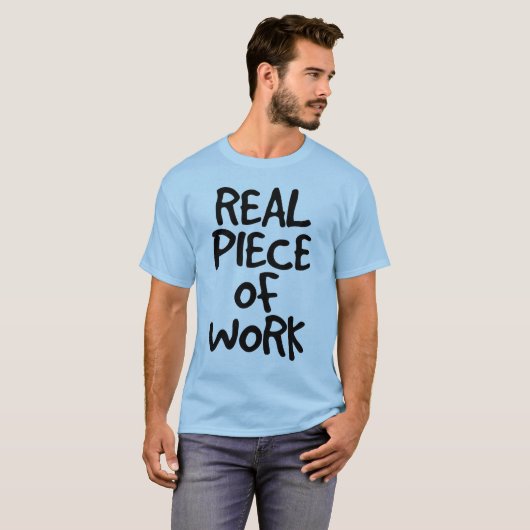 Reëel stuk werk t-shirt (Voorkant volledig)