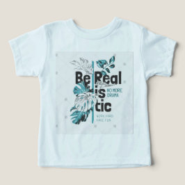 Reëel T-shirtontwerp met tropische bladeren