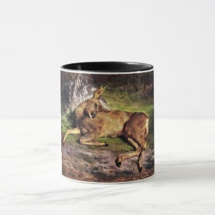Reeën in het bos (door Rosa Bonheur) Mok