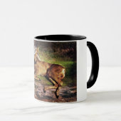 Reeën in het bos (door Rosa Bonheur) Mok (Voorkant rechts)