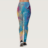 Reef Garden Balloon Painting Studio Art Leggings (Achterkant)