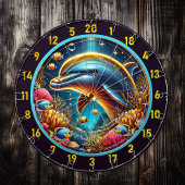Reef Harmony Dolfijn Dartboard Fun Dartbord