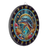Reef Harmony Dolfijn Dartboard Fun Dartbord (Voorkant Links)