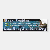 Reef Junkies Bumpersticker 1 (Voorkant)