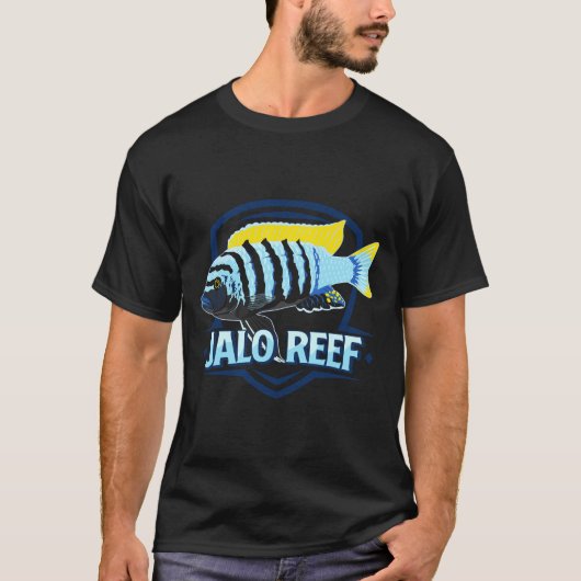 Reef Mbuna Cichlid Lake Malawi Cynotilapia Afra Aq T-shirt (Voorkant)