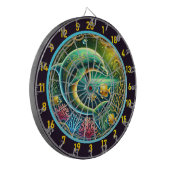 Reef Radiance Dolphin Dartboard Display Dartbord (Voorkant Links)