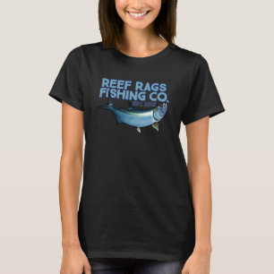 Reef Rags Giant Tarpon Diep Zee Zoutwater Vist T-shirt