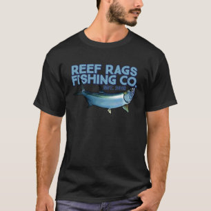 Reef Rags Giant Tarpon Diep Zee Zoutwater Vist T-shirt