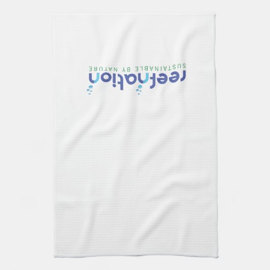 Reef Tank Towel-Microfiber White Theedoek (Verticaal)