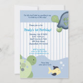 REEF TURTLE & Fish 5x7 Aangepaste uitnodiging voor (Voorkant)