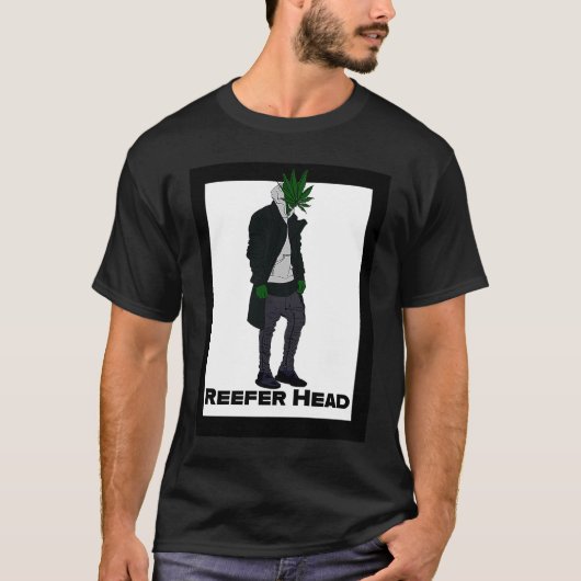 Reefer Head HipHop Mannelijk T-shirt (Voorkant)