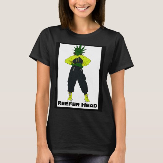 Reefer Head Hiphop Vrouw T-shirt (Voorkant)
