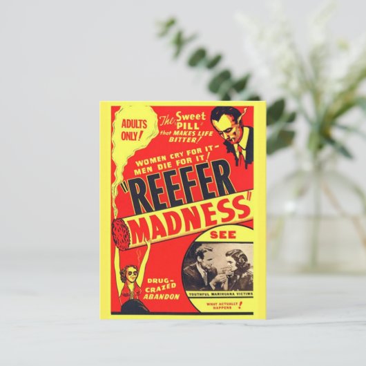 Reefer Madness Briefkaart (Staand voorkant)