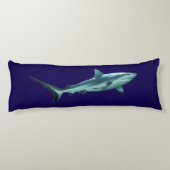 Reefshark - Abstract Design - Knip uit een foto | Lichaamskussen (Achterkant)