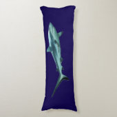 Reefshark - Abstract Design - Knip uit een foto | Lichaamskussen (Voorkant Verticaal)