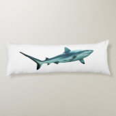 Reefshark - Abstract Design - Knip uit een foto | Lichaamskussen (Achterkant)