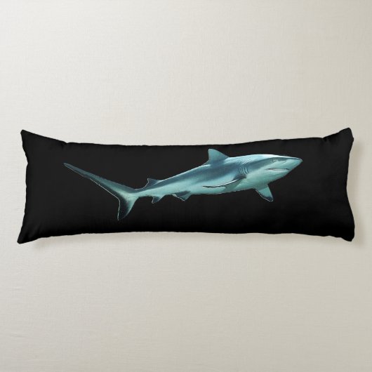 Reefshark - Abstract Design - Knip uit een foto | Lichaamskussen (Voorkant)