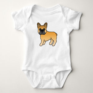 Reekalf Franse Bulldog Schattige Cartoon Hond Romper