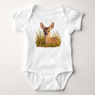 Reekalf in weilandgras romper