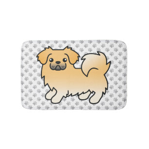 Reekalf Tibetaanse Spaniel Schattige Cartoon Hond Badmat