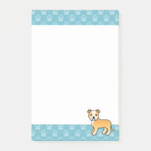 Reekleurige En Witte Staffordshire Bull Terrier Ho Post-it® Notes