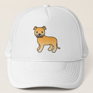 Reekleurige Engelse Staffordshire Bull Terrier Hon Trucker Pet