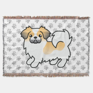 Reekleurige Tibetaanse Spaniel Cute Hond Deken