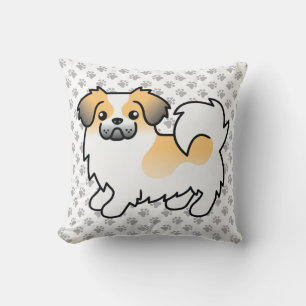 Reekleurige Tibetaanse Spaniel Cute Hond Kussen