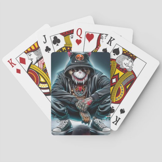 Reeks 1-5 Rap-kaartgames Pokerkaarten (Achterkant)