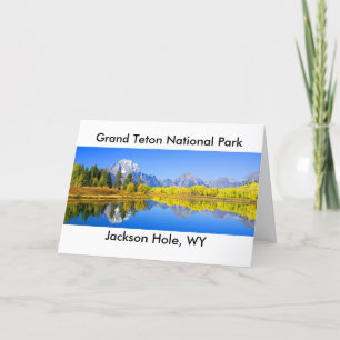 Reeks 1 van het Park van Grand Teton Nationale Kaart