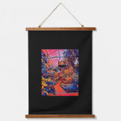 Reeks 3 Coördinerende wandtapijten Hangend Wandkleed (Voorkant)