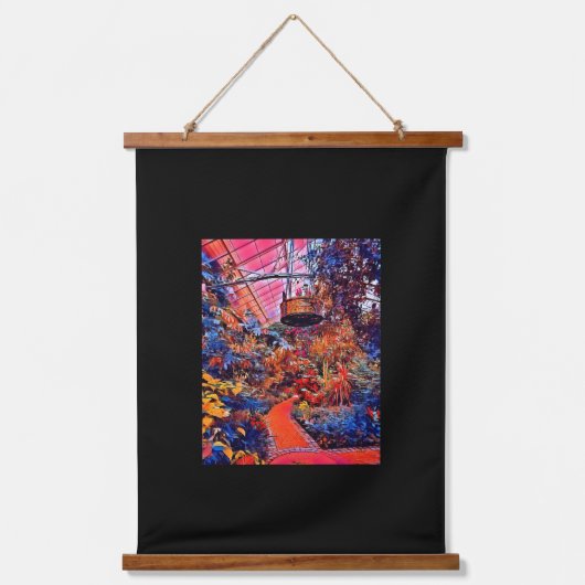 Reeks 3 Coördinerende wandtapijten Hangend Wandkleed (Voorkant)