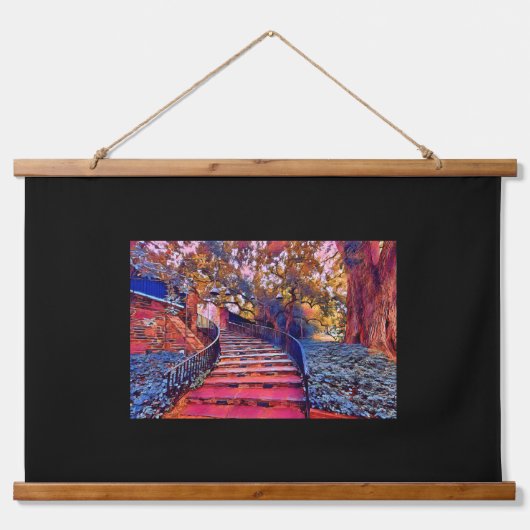 Reeks 3 Coördinerende wandtapijten Hangend Wandkleed (Voorkant)