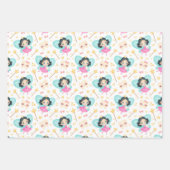 Reeks 3 kutvochtige droogdop inpakpapier vel (Voorkant 3)