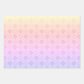 Reeks 3 naadloos Seasell Patroon Inpakpapier Vel (Voorkant 3)