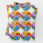 Reeks 3 Pride Natilus Spiral Inpakpapier Vel (In situ)