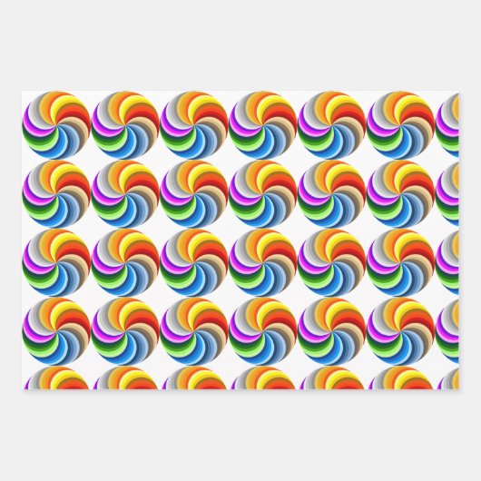 Reeks 3 Pride Natilus Spiral Inpakpapier Vel (Voorkant)