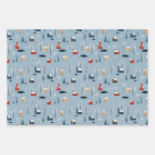 Reeks 3 Schilderachtig winterwijken in Wonderland Inpakpapier Vel (Voorkant 3)