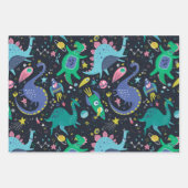 Reeks 3 vellen ruimtevaartpapier met onmiddellijke (Voorkant)