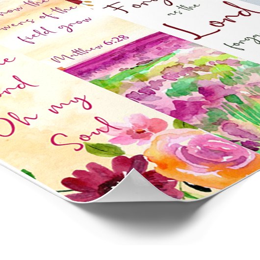 Reeks 5 Christelijk thema bladwijzer Poster (Hoek)